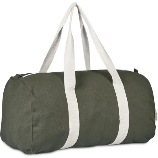 Okiyo Supotsu Recycled Canvas Sports Bag Military Green